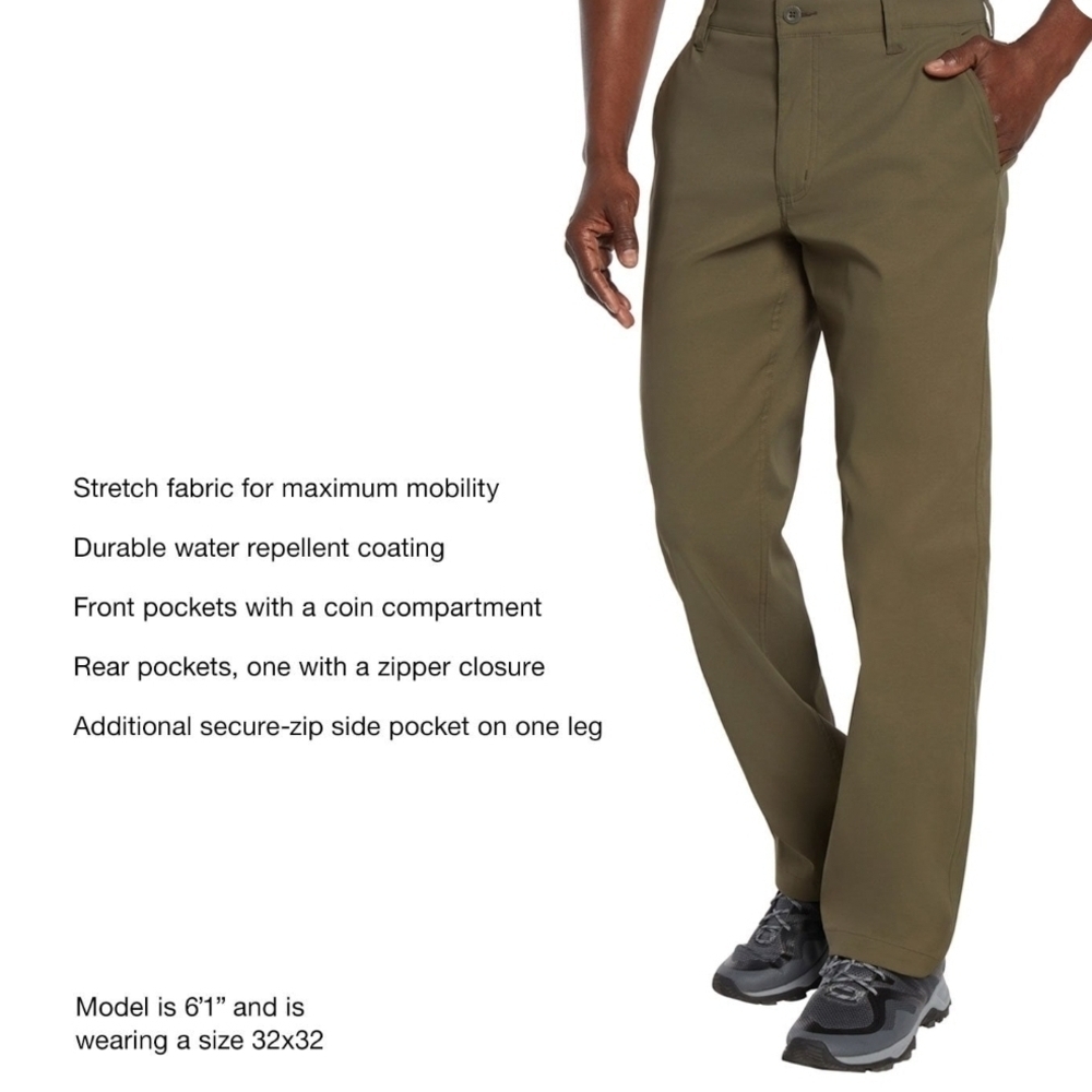 Eddie Bauer Men's Green Cargo Pants